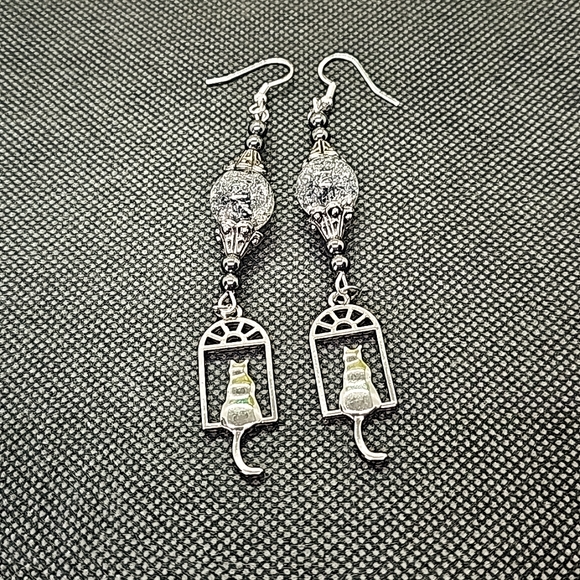 PoshMama Jewelry - Feline Fine Collection 92.5 SS Post Earrings